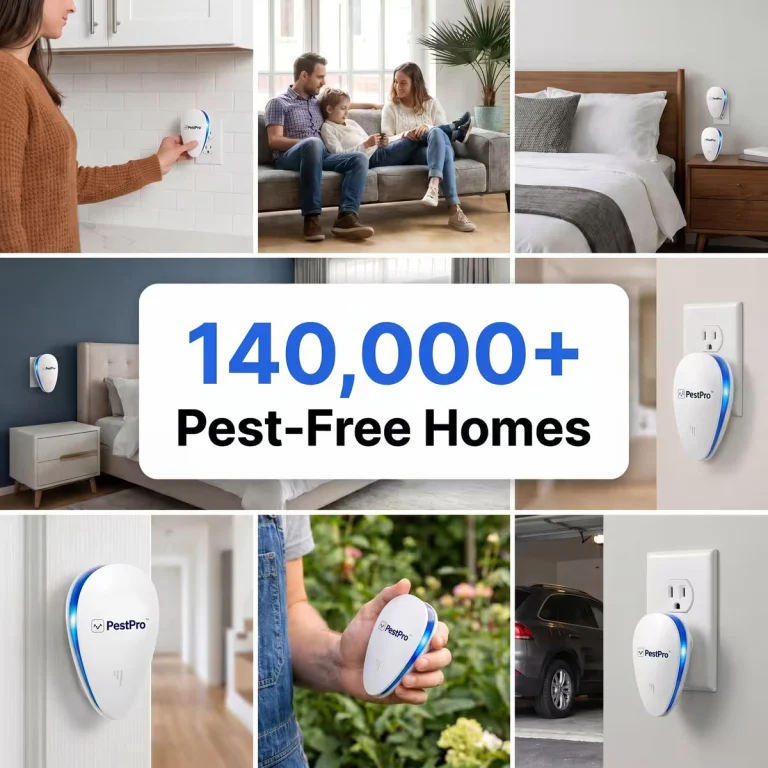 PestPro™ Ultrasonic Pest Repeller - Banish 14+ pests