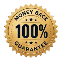 90-day money-back guarantee seal